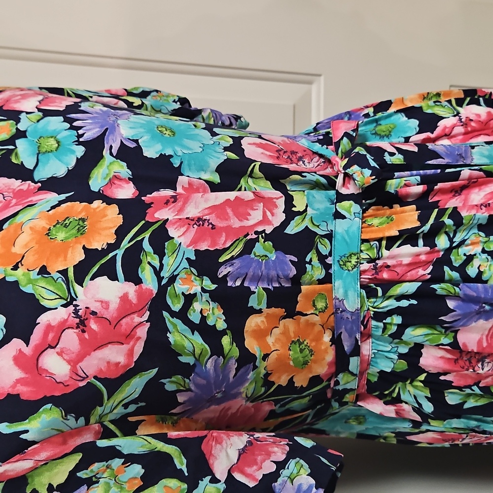 VTG 80s Diane Von Furstenberg, The Color Authority, Floral Dress, Garden Girl - Picture 4 of 5